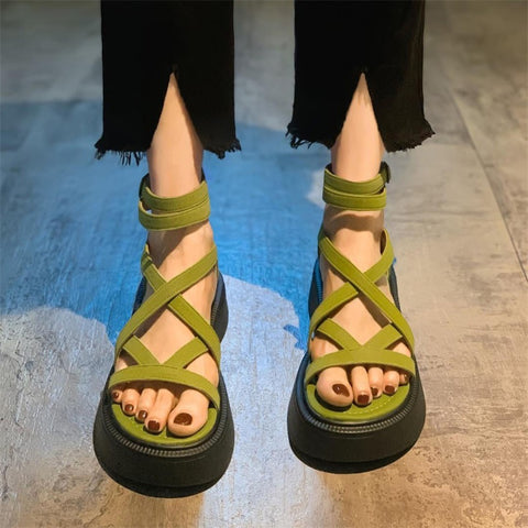 Comfortable Fashion Women's Platform Open Toe Sandals