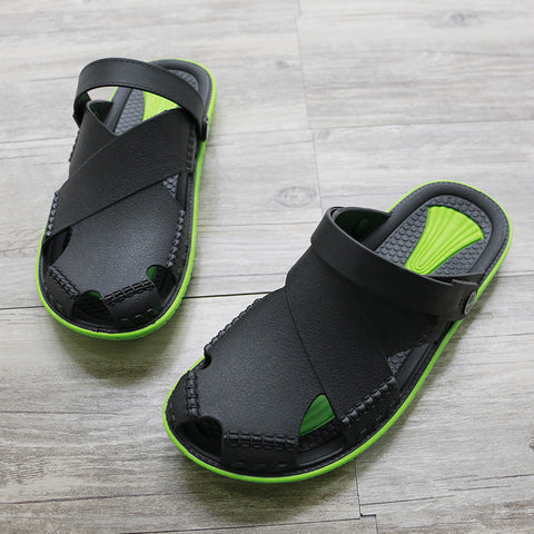 Men's On Dot Dual-purpose Fashion Outdoor Two-tone Sandals