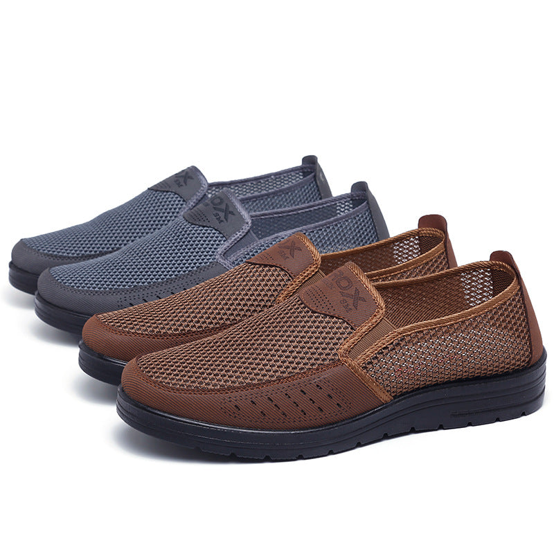 Men's Old Beijing Cloth Mesh Surface Breathable Sandals