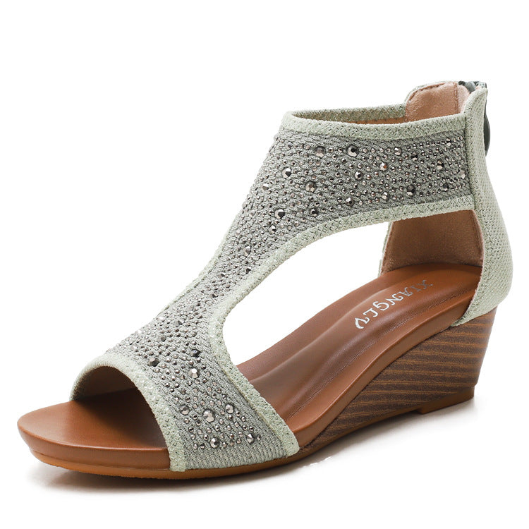 Wedge Summer Thick Bottom Fairy Trendy Bohemian Sandals