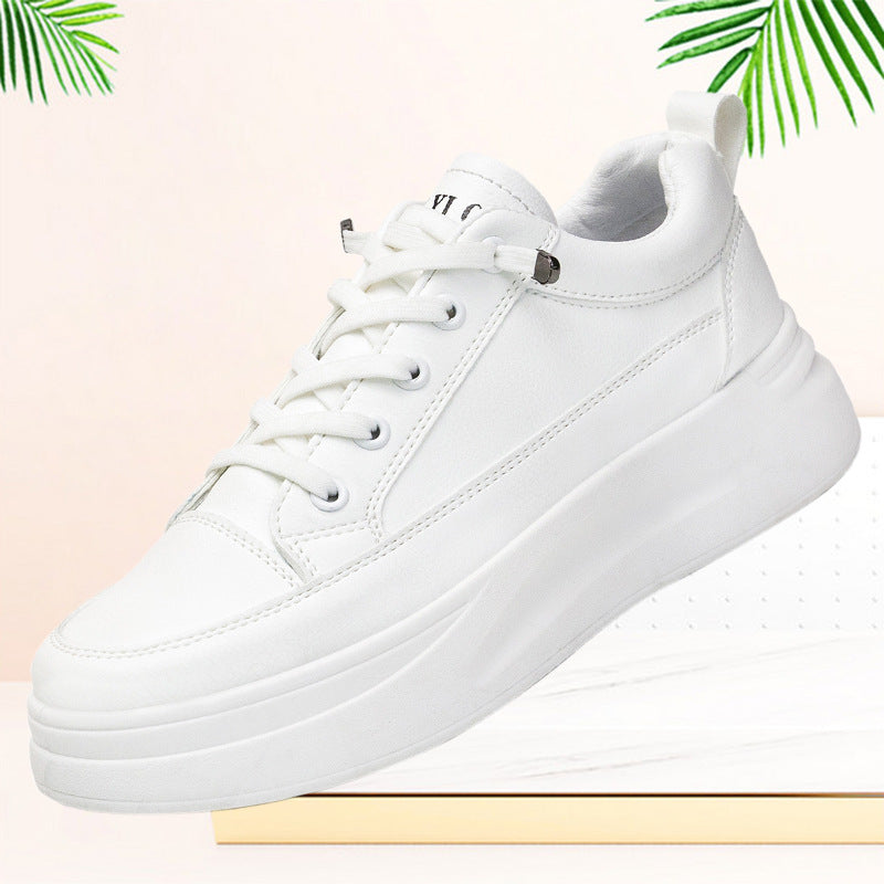 Trendy Comfortable Durable Women's Platform White Women's Shoes