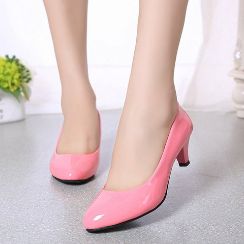 Women's Four High Pumps Mid And Low Fashion Women's Shoes