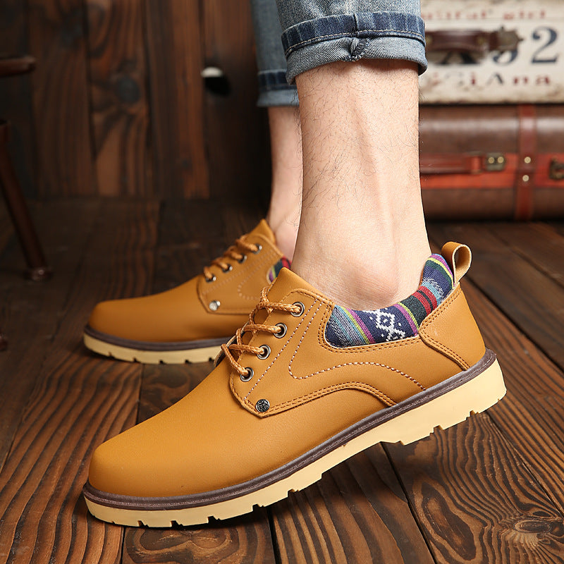 Classic Attractive Men's Autumn Business Waterproof Leather Shoes