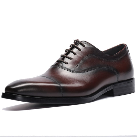 Men's Formal Wear Three Joint Korean Sole Leather Shoes
