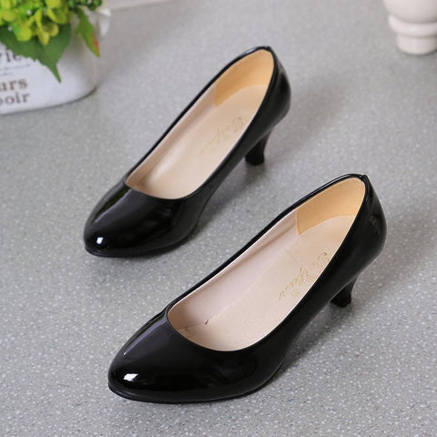Women's Four High Pumps Mid And Low Fashion Women's Shoes