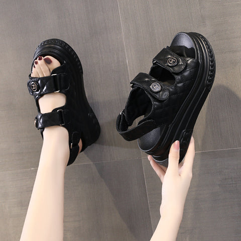 Women's Classic Style Summer Fairy Platform Height Increasing Sandals