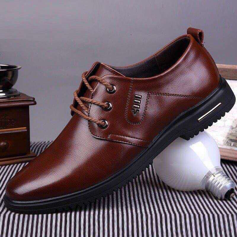 Men's Breathable Business Formal Wear Soft Bottom Leather Shoes