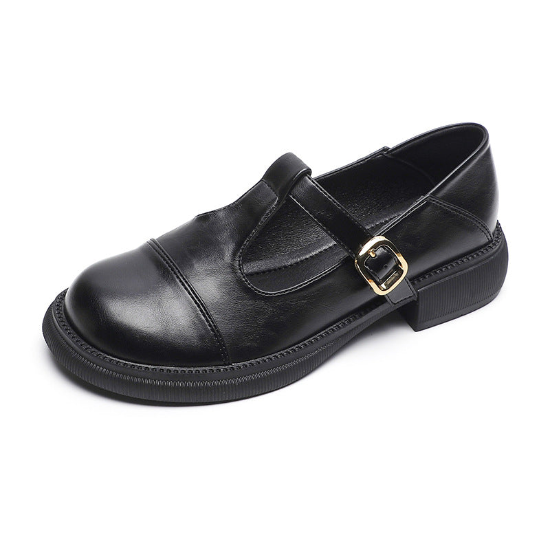 Women's Platform Summer Chic French Mary Jane Loafers