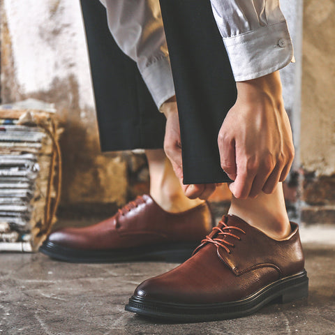 Men's British Versatile Korean Style Stylish Height Men's Shoes