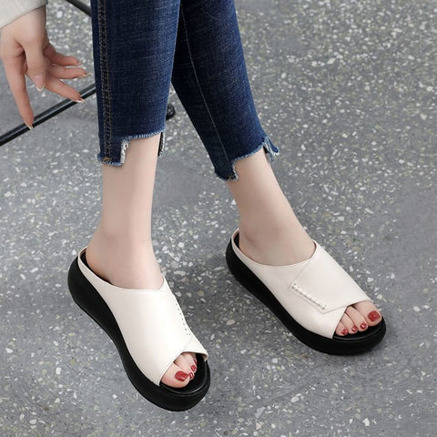 Women's Summer Soft Thick Bottom Increased Sole Sandals
