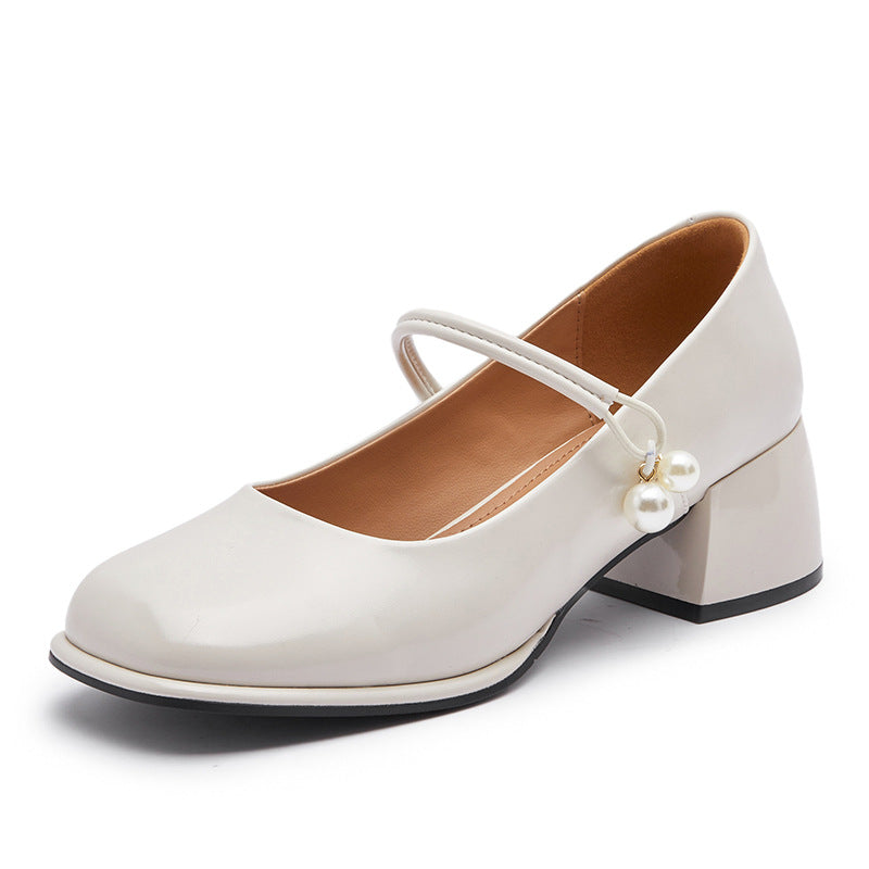 Charming Women's Chunky Spring Low-cut Slip-on Women's Shoes