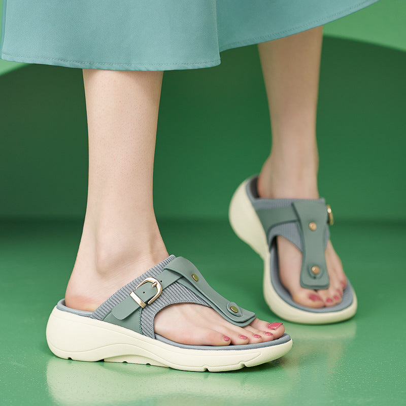Fashion Slouchy Pretty Platform Lightweight Comfortable Slippers