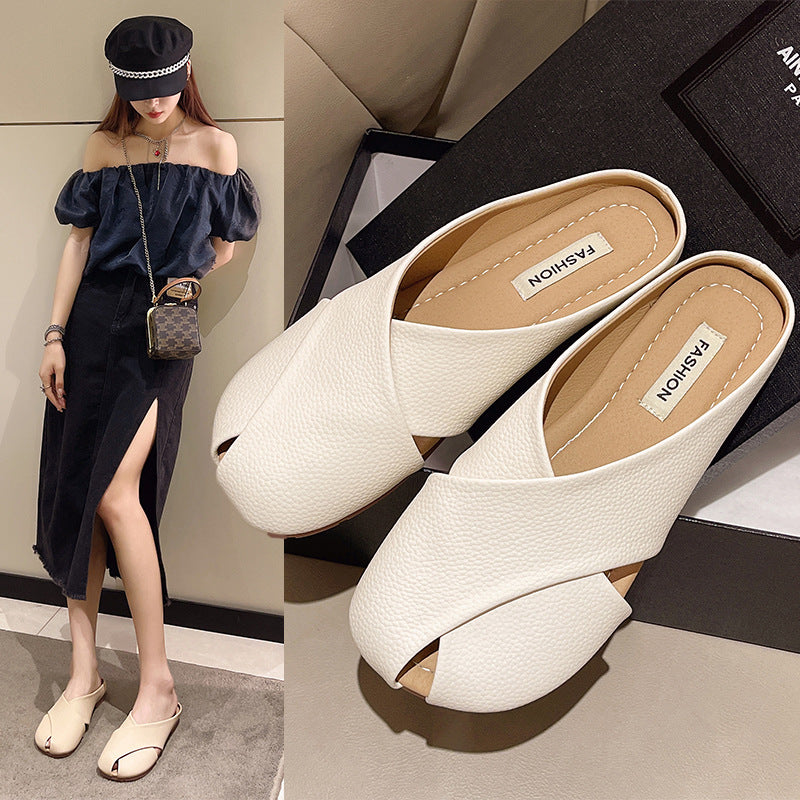 Women's Summer Korean Style Flat Soft Sandals