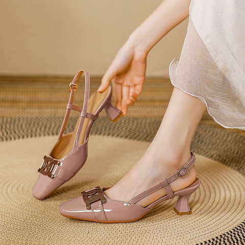 Unique Classy High Closed Toe Fairy Sandals