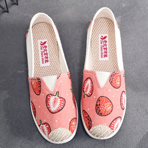 Stylish Women's Cloth Spring Comfortable Soft Canvas Shoes