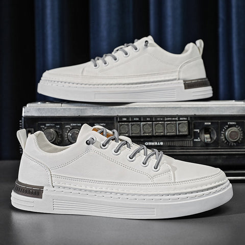 New Men's Band Surface Real Step-on Sneakers