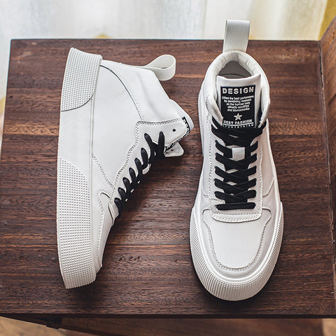 Men's Board Trendy Fashion Joker White Sneakers