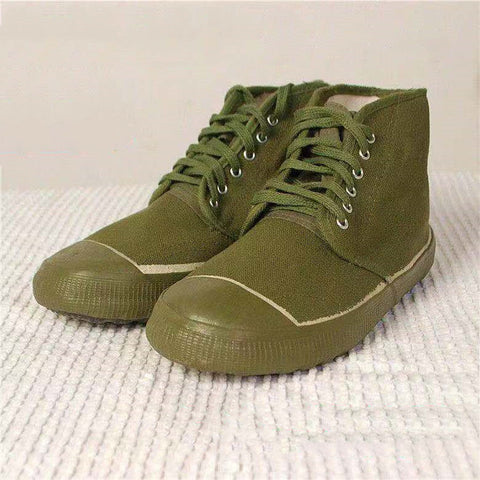 Sole Low Liberation Worker Training Camouflage Canvas Shoes