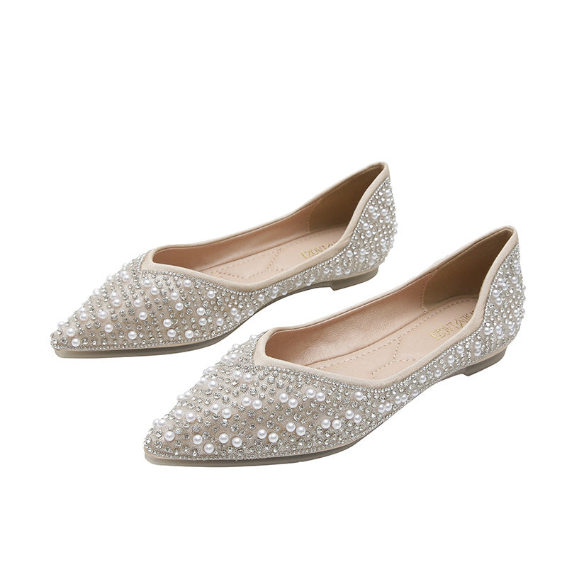 Women's Pumps Temperament Fairy Gentle Full Diamond Women's Shoes