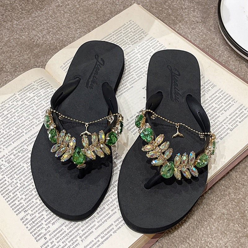 Women's Outer Wear Korean Flip-flops Beach Sandals
