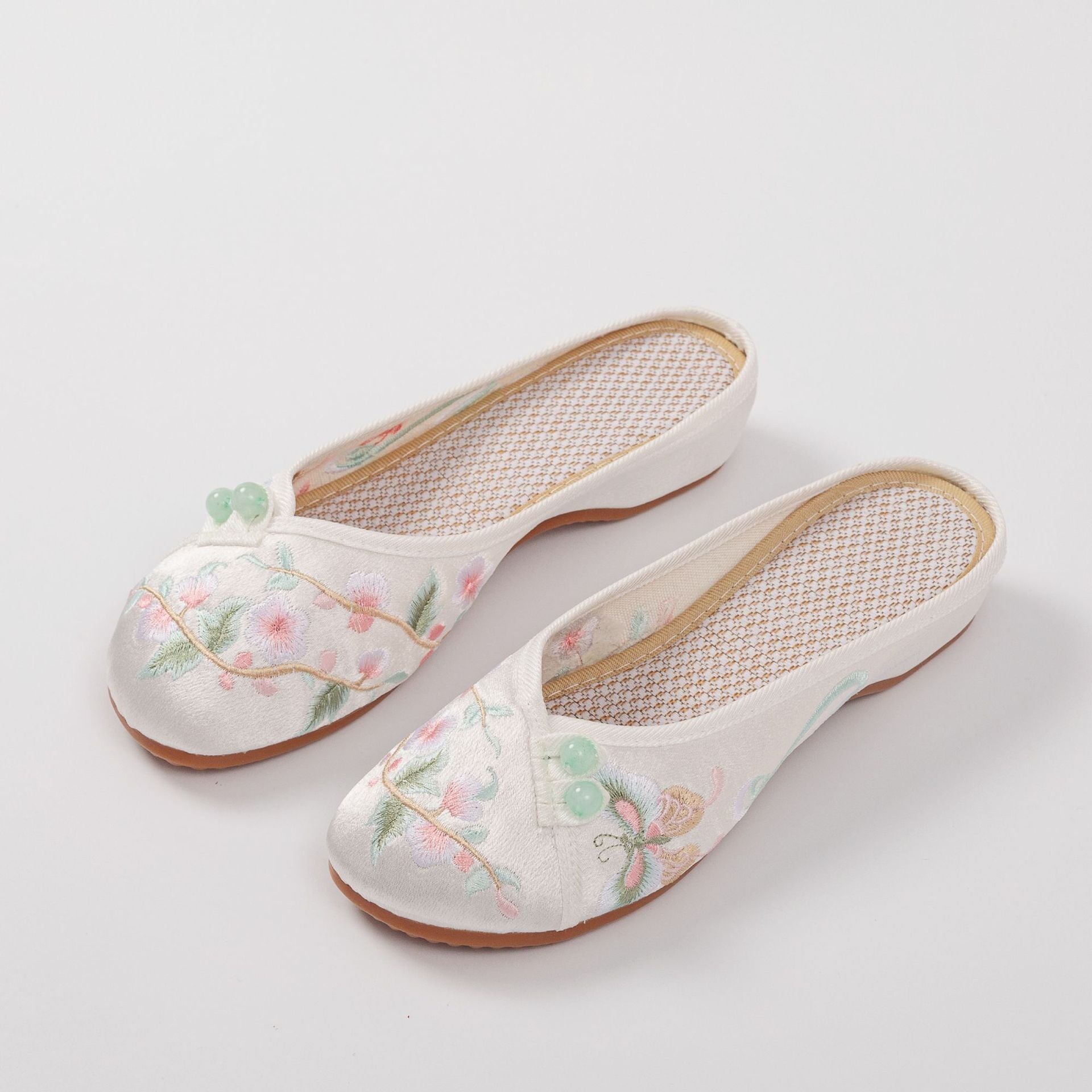 Women's Satin Retro Cheongsam Han Chinese Clothing Sandals