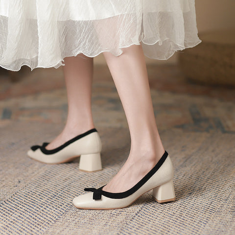 Women's French Style Retro Elegant Pumps Spring Women's Shoes