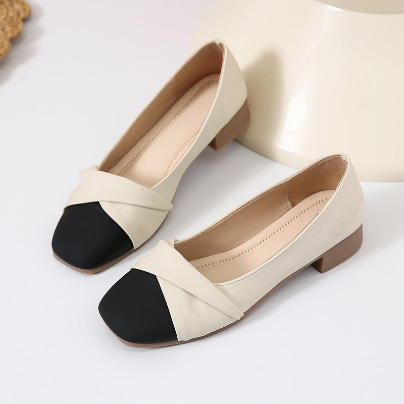 Women's Pumps Gentle Style Chunky Mary Jane Casual Shoes