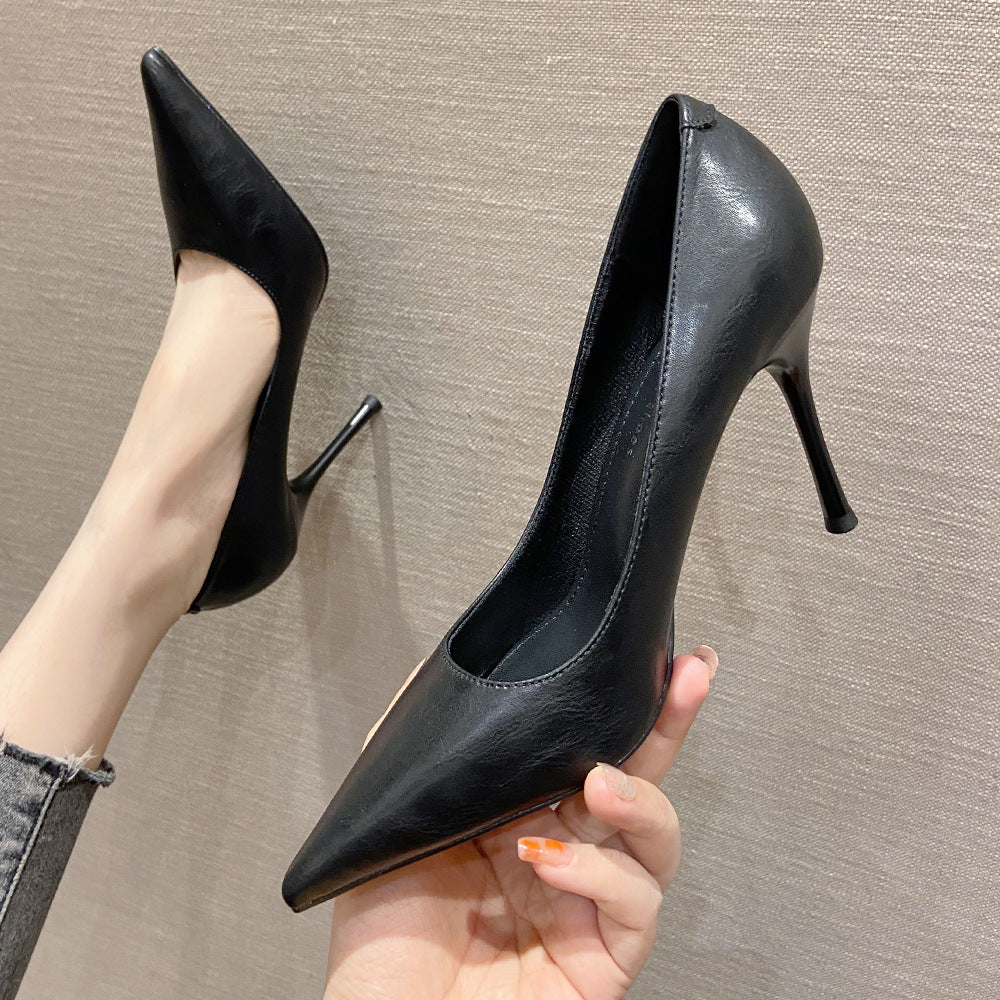 Women's Stiletto French Style Fairy High Professional Women's Shoes