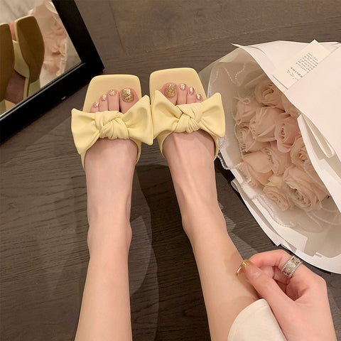 Women's Chunky Open Toe Fairy Style Heels