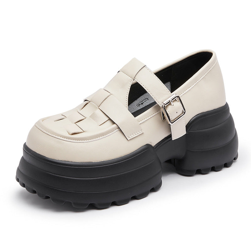 Pretty Casual Classy Glamorous Women's Thick-soled Loafers