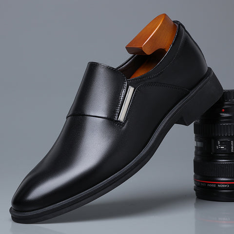 Glamorous Men's Autumn Dress British Business Leather Shoes