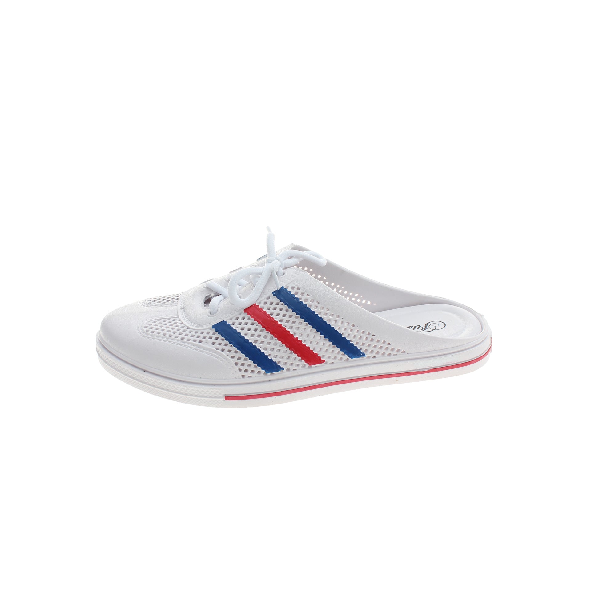 Cool White Half Outdoor Couple Slip-on Slippers