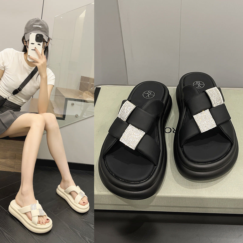 Women's Summer Super Popular Genuine Platform Soft Sandals