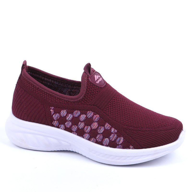 Charming Women's Beijing Cloth Breathable Slip-on Women's Shoes