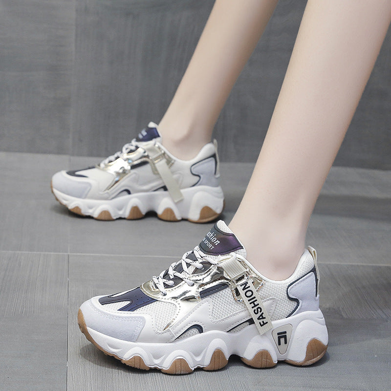 Women's Spring Breathable Korean Style Platform Sneakers