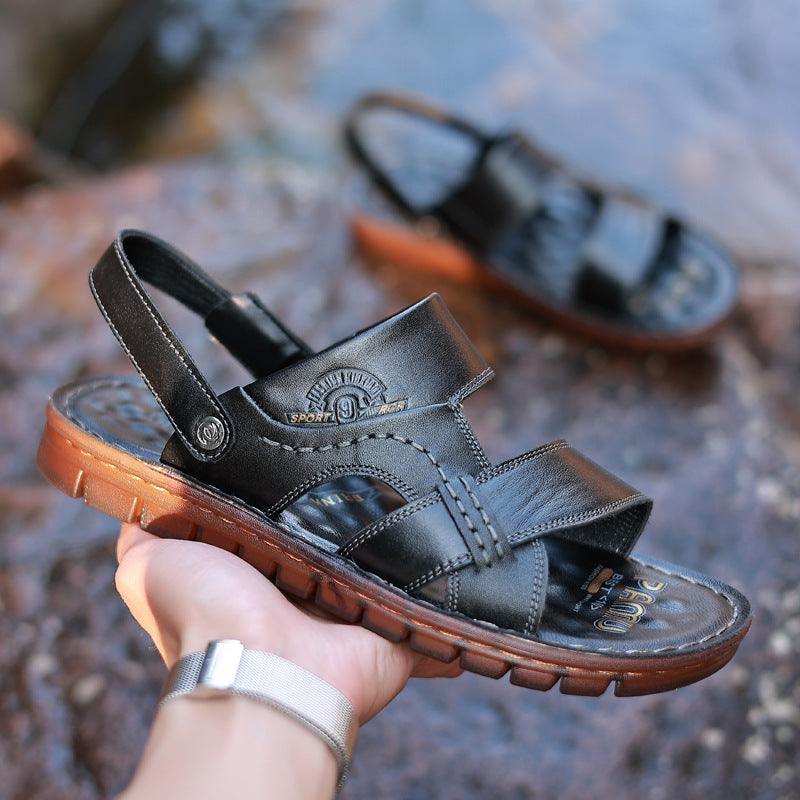 Unique Men's Bottom Beach Thick Breathable Sandals