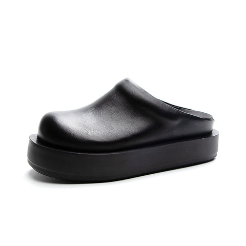 Women's Summer Thick-soled Closed Toe Slip-on Slippers