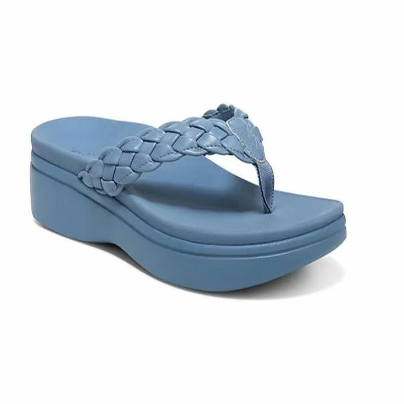 Women's Summer Wedge Platform Flip-flops Soft Bottom Slippers
