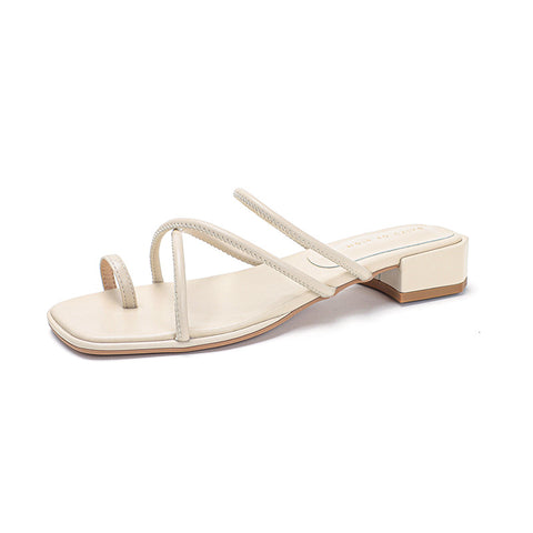 Elegant Durable Women's Strap Summer Flat Sandals