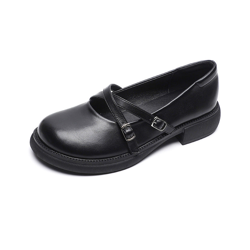 Women's Mary Jane French Cute Preppy Style Loafers