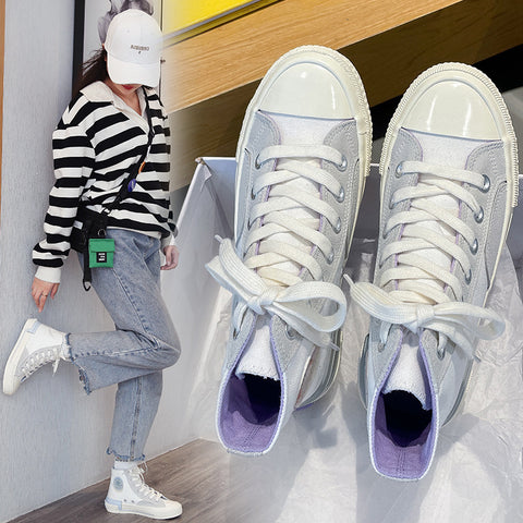 Versatile Innovative Women's Trend Korean Style Canvas Shoes