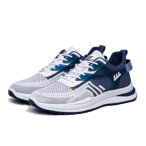 Men's Summer Flying Woven Breathable Running Fashion Casual Shoes