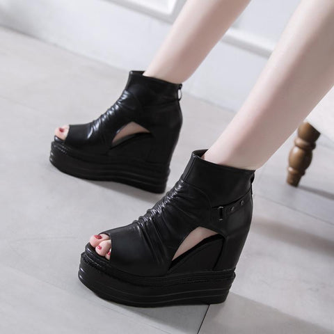 Women's Wedge Super High Sexy Height Increasing Sandals