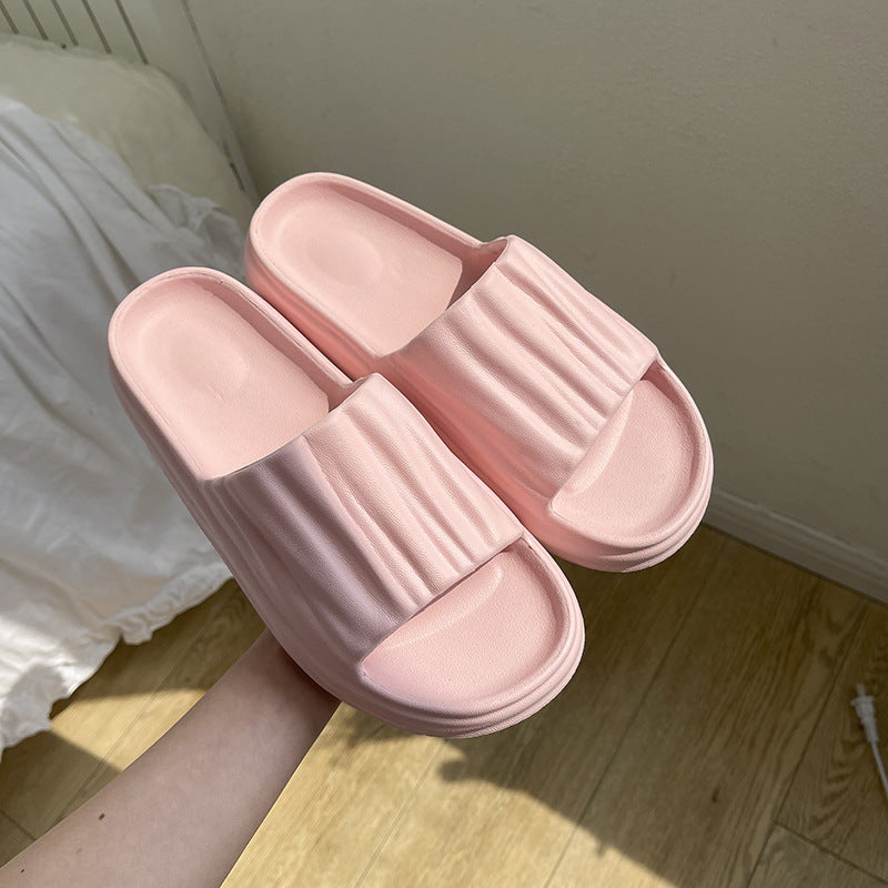 Women's & Men's Couple Indoor Household Soft Bottom Bathroom House Slippers
