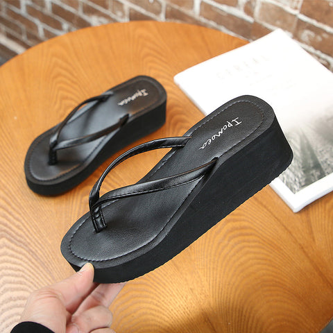 Women's Flip-flops Outdoor Beach Vacation Platform Fashion Slippers