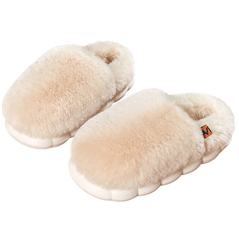 Women's Indoor Home Pair Warm Slugged Bottom Slippers