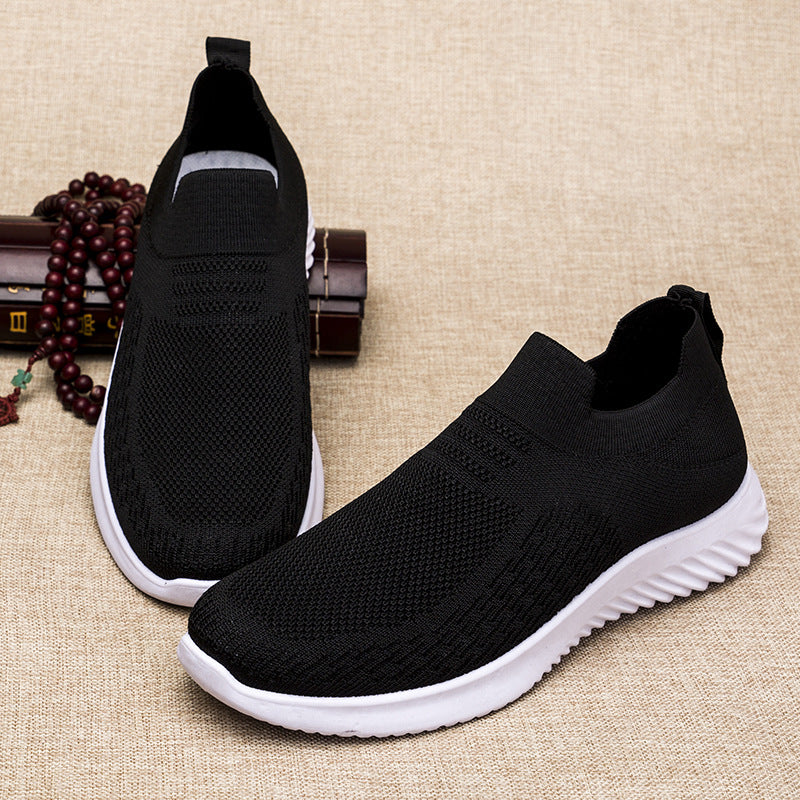 Graceful Men's Woven Cover Comfortable Stretch Casual Shoes