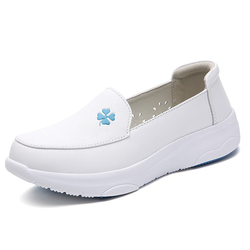 Women's Nurse Soft Bottom Comfortable Low-cut Thick-soled Casual Shoes