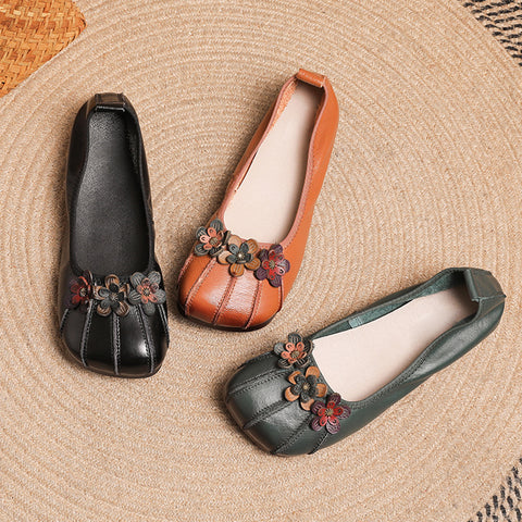 Low-cut Soft Bottom Small Single-layer Handmade Women's Shoes