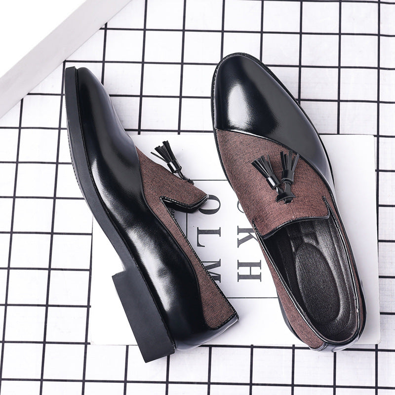 Men's Business Formal Plus Size Slip-on Trendy Leather Shoes